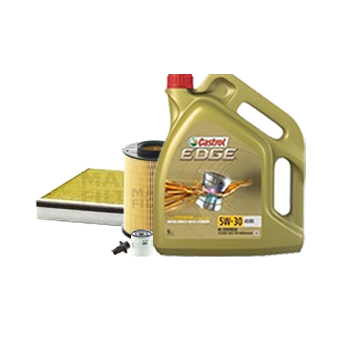 Inspektionskit Ölfilter, Luftfilter und Innenraumfilter + Motoröl 5W-30 5L