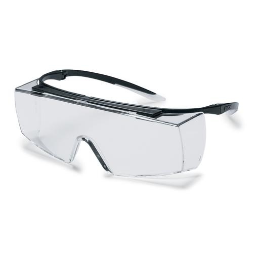 uvex 9169585 super f OTG goggles scratch resistant, chemical resistant