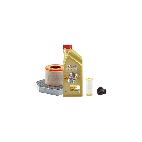 Inspection kit oil filter, air filter and cabin filter + engine oil 5l 5W-30 LL