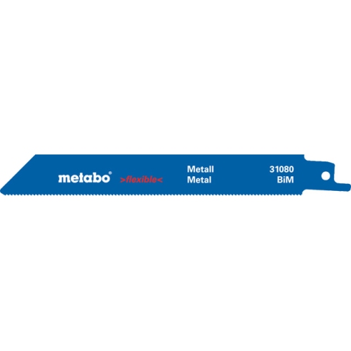 METABO 6.31912.00 Säbelsägeblatt BIM, 200 X 1,25 mm, 2 Stück