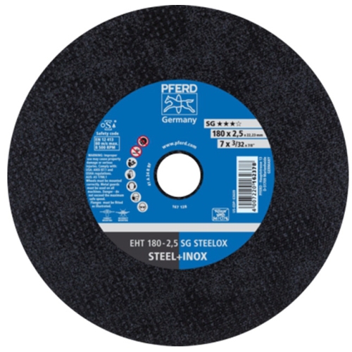 PFERD EHT178-2,5A24RSG-INOX / INOX cutting disc straight, R SG-INOX, 178 x 2.5 mm
