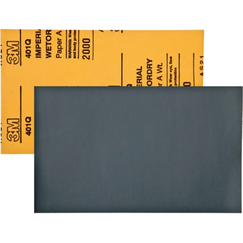 3M 2048 Perfect-It III sanding paper 401Q, waterproof, 138mmx230mm, P1500, VE 50