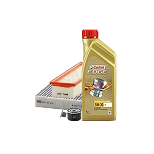 Inspection kit oil filter, air filter and Cabin filter + engine oil 5W-30 LL 5L