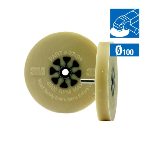 3M 07499 Eraser disc Eraser plate without shaft 100mmx16mm, 1 piece