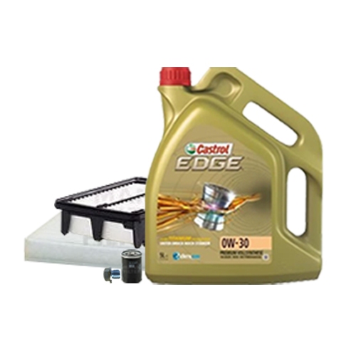 Inspection kit oil filter, air filter and Cabin filter + engine oil 0W-30 5L