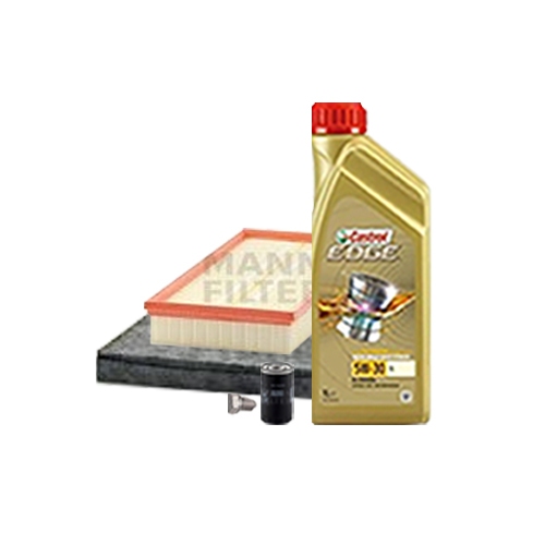 Inspection kit oil filter, air filter and Cabin filter + engine oil 5W-30 LL 5L