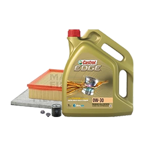 Inspection kit oil filter, air filter and cabin filter + engine oil 0W-30 5L
