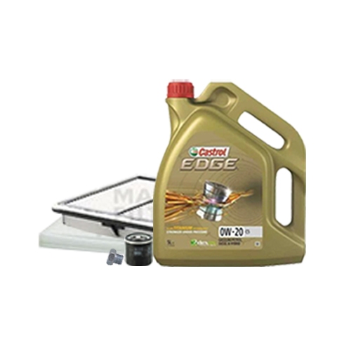 Inspection kit oil filter, air filter and Cabin filter + engine oil 0W-20 C5 5L