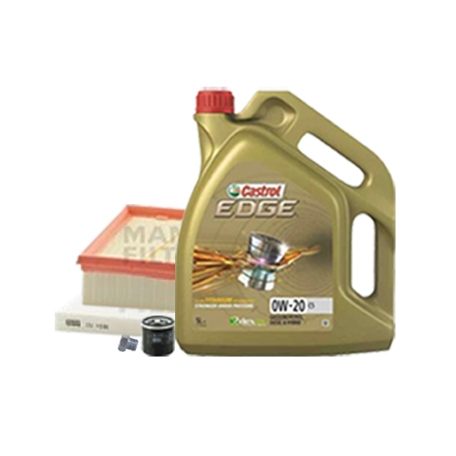Inspektionskit Ölfilter, Luftfilter und Innenraumfilter + Motoröl 0W-20 5L