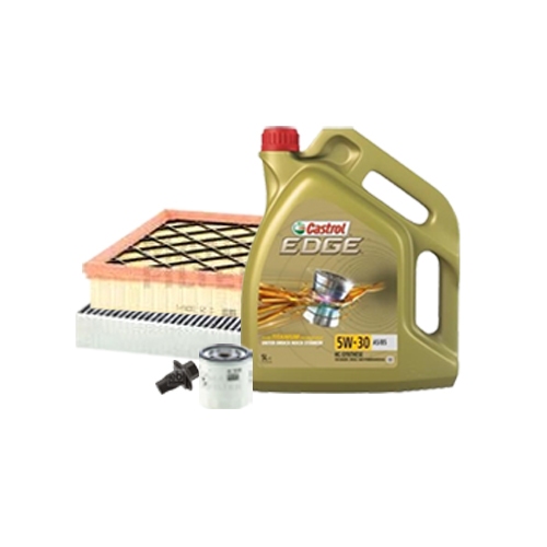 Inspection kit oil filter, air filter and cabin filter + engine oil 5W-30 5L