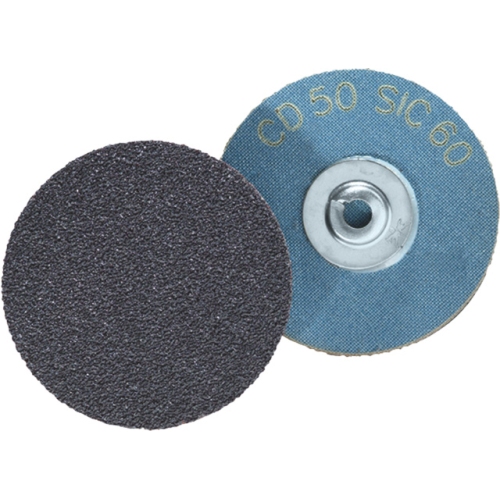 PFERD CD50SIC60 sanding sheet, silicon carbide SiC, Ø 50mm, grit 60