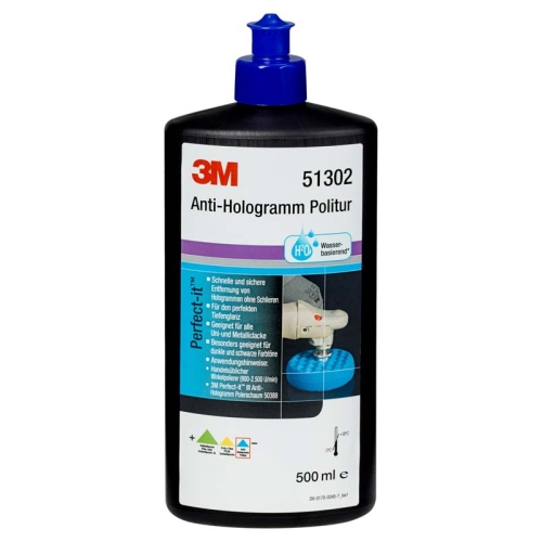 3M 51302 anti-hologram polish paint polish (0.5 liter)