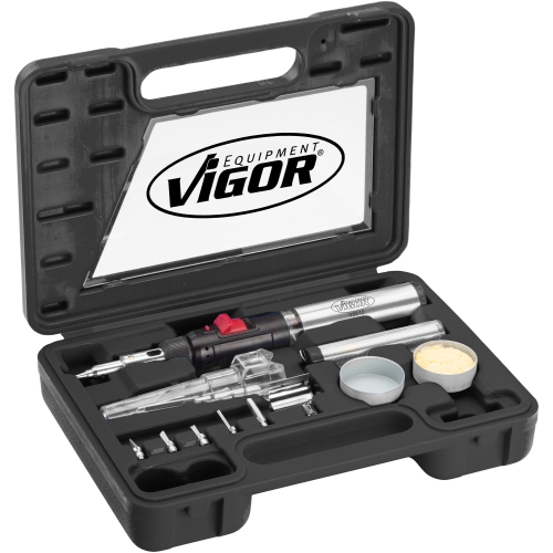 VIGOR gas soldering iron kit V5512 ? Number of tools: 12