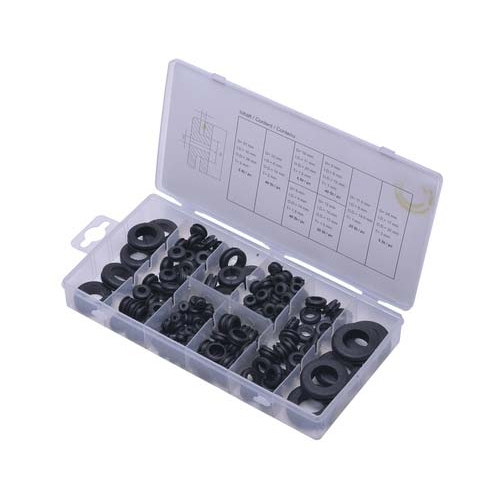SWSTAHL range of rubber grommets, 180 pieces S8112