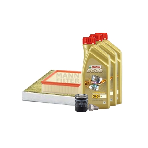 Inspektionskit Ölfilter, Luftfilter und Innenraumfilter + Motoröl 5W-30 LL 7L
