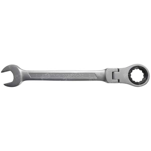 SW-Stahl 03530L-30 Combination Ratchet Spanner 30 mm with Joint 
