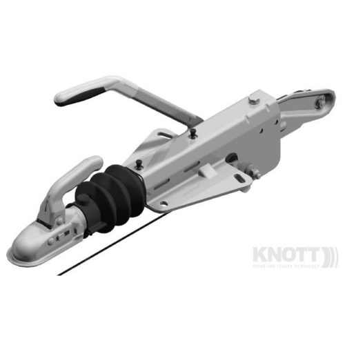 KNOTT Auflaufeinrichtung Flansch mit Stützradkonsole Typ KF13-E Art.Nr.:202598001