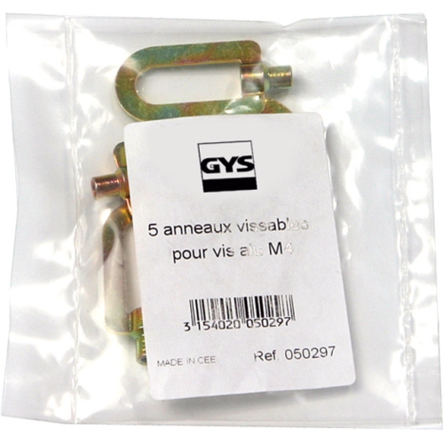 GYS 050297 screw rings, M4, 5 pieces