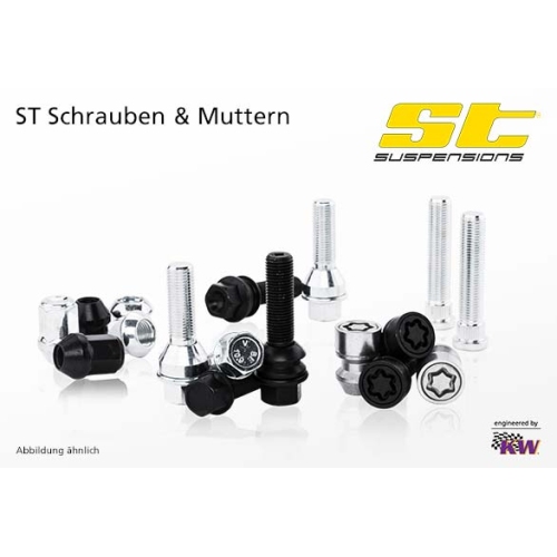 ST 56110395 SD Radmuttern Set, kurz, M12x1,5x10xDMR15 KE60°, 10 Stück