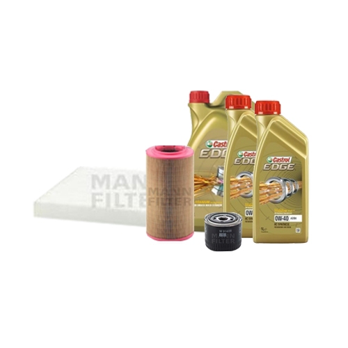 Inspection kit oil filter, air filter and cabin filter + engine oil 0W-40 7L