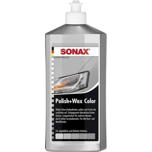 Lackpolitur SONAX 02963000 Polish & Wax Color NanoPro silber/grau 500ml