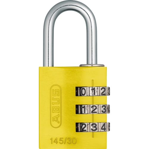 ABUS 46618 combination lock 145/30 yellow
