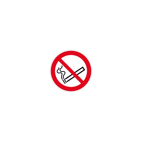 SIGN SAFETY 300.A6001 No smoking sign, Ø 3 cm, foil