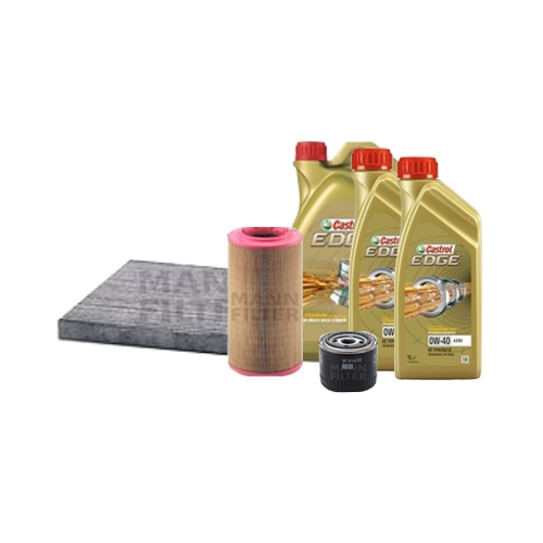 Inspection kit oil filter, air filter and cabin filter + engine oil 0W-40 7L