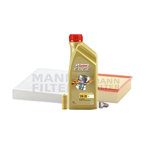 Inspection kit oil filter, air filter and cabin filter + engine oil 5W-30 LL 5L