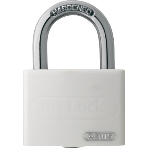 ABUS 80287 aluminum lock padlock T65AL / 40 white