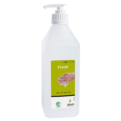 PLUM 1641 Cream Soap Hand Soap Fresh, content 600 ml pump bottle