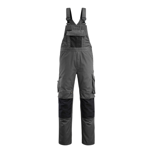 Mascot Dungarees with knee pockets 12169-442-1809 82C56 dark gray / black