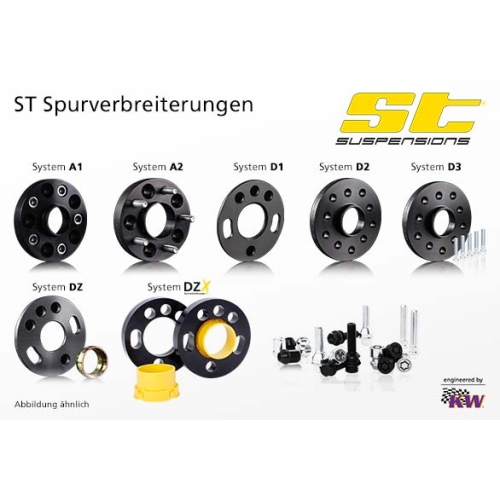ST 56050014 Spurverbreiterung System DZX 40mm Achse LK: 4- und 5-Loch, 2  St. ❱❱ günstig kaufen