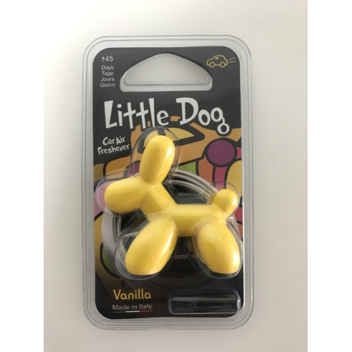 LITTLE JOE LD001 Little Dog Lufterfrischer Vanille gelb