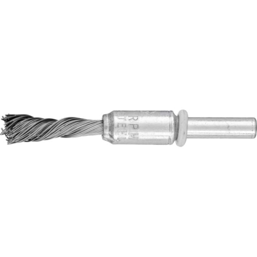 PFERD 43218002 Brush brush, steel, Ø 0.35 mm, braids 1, Ø 10 mm, length 25 mm