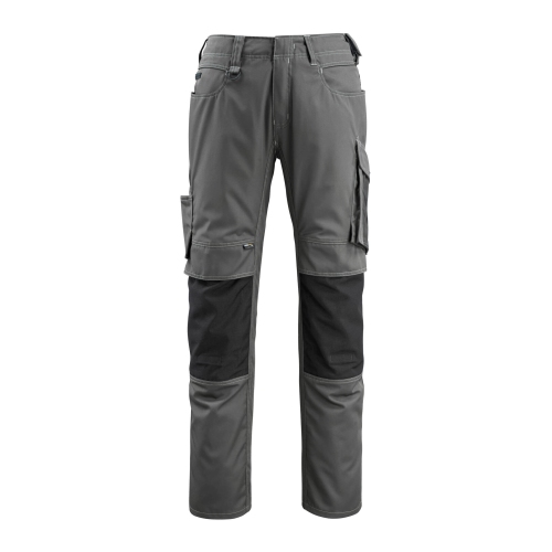 Mascot pants with knee pockets 12679-442-1809 82C48 dark gray / black