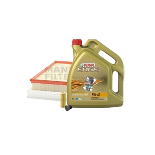 Inspektionskit Ölfilter, Luftfilter und Innenraumfilter + Motoröl 5W-40 5L