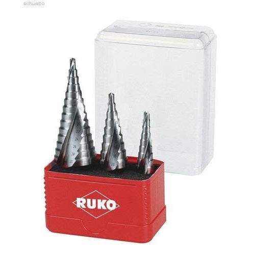 Ruko A101038 step drill set HSS Box