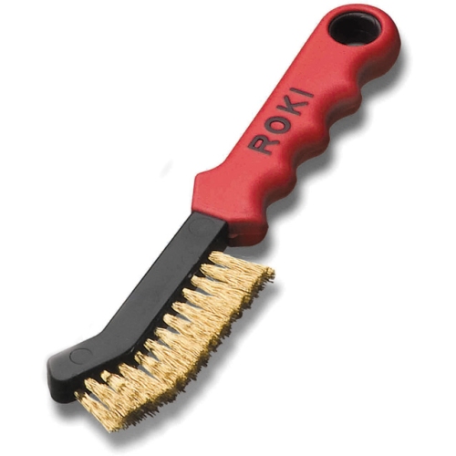 LESSMANN 182.451 Brake caliper brush, 2 rows, 2 component handle, red / black