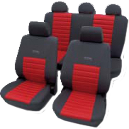 PETEX 22374812 Sitzbezugset Active Sports, für Seitenairbag, rot