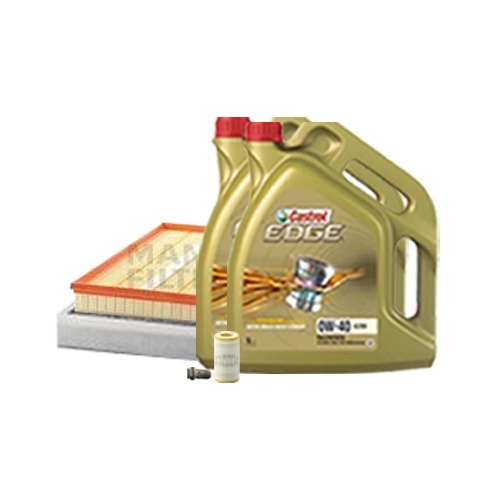 Inspektionskit Ölfilter, Luftfilter und Innenraumfilter + Motoröl 0W-40 10L