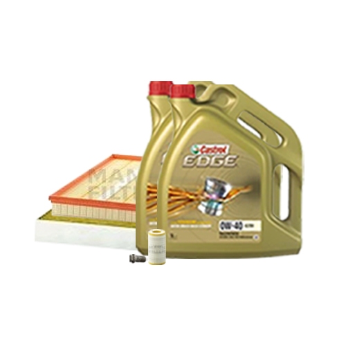 Inspection kit oil filter, air filter and cabin filter + engine oil 0W-40 10L