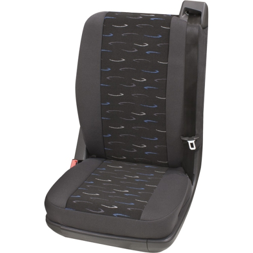 PETEX 30070105 Sitzbezugset Profi 2, 1 Einzelsitz hinten, blau