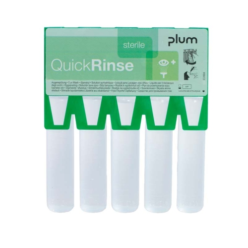 PLUM 5160 Quick Rinse eye rinse, Quick Rinse ampoules, content 20 ml