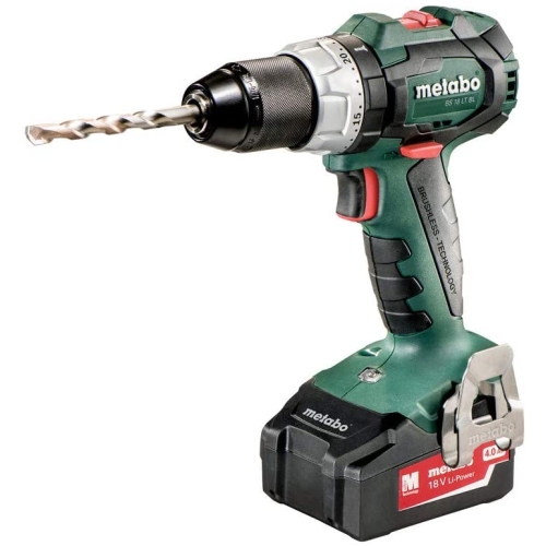 METABO 602325510 cordless drill screwdriver BS 18 LT BL, 2 x 4.0 Ah, 18 V