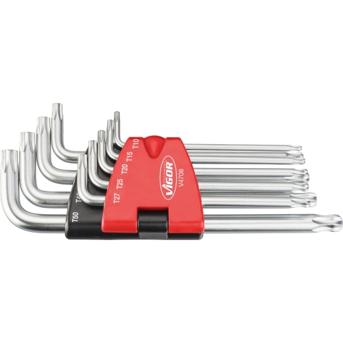 VIGOR TORX® offset screwdriver set V4708 Number of tools: 9