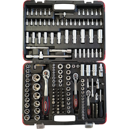 Kunzer 7SS172.1 socket wrench set 1/4 "- 3/8" - 1/2 ", 172 pieces