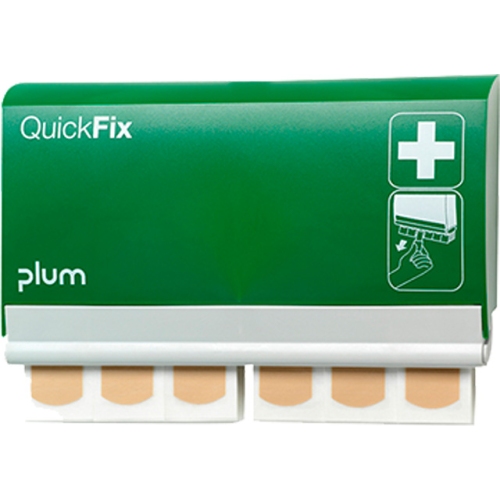 PLUM 5510 Quickfix plaster dispenser with blood stopper plasters, 90 pieces