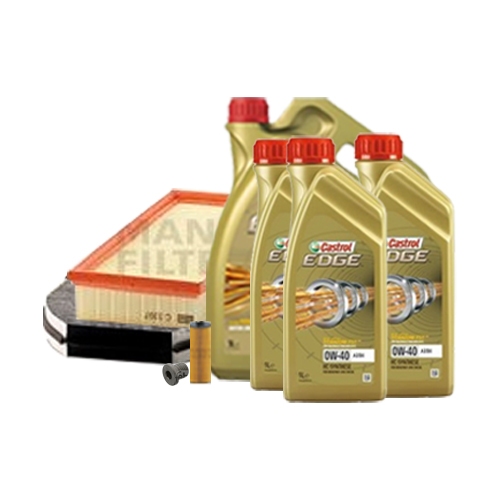 Inspection kit oil filter, air filter and cabin filter + engine oil 0W-40 8L