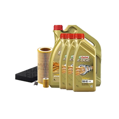 Inspektionskit Ölfilter, Luftfilter und Innenraumfilter + Motoröl 0W-40 8L
